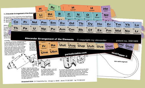 Alexander Arrangement of Elements 3D model &ndash; Display version
