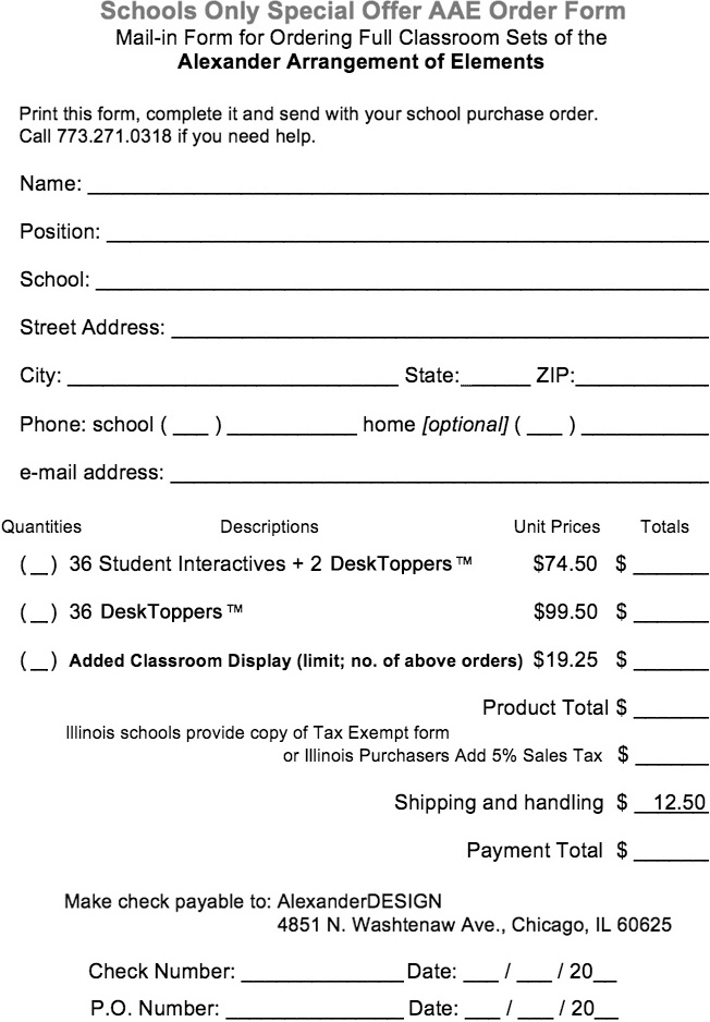 Schools Only Special Offer Alexander Arrangement Order Form.jpg